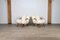 Set of Early Clam Chairs in Curly Sheepskin by Madsen & Schübel, 1944 1
