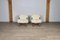 Set of Early Clam Chairs in Curly Sheepskin by Madsen & Schübel, 1944 9