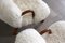 Set of Early Clam Chairs in Curly Sheepskin by Madsen & Schübel, 1944 6