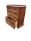 Large Victorian 2 Over 3 Graduated Mahogany Chest of Drawers 7