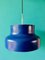 Blue Pendant Light by Anders Pehrsson for Ateljé Lyktan, Sweden, 1970s, Image 2