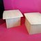 Postmodern Polished Travertine Side or End Tables, USA, 1980s, Set of 2, Image 7