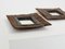 Shredded Talosel Resin Mirrors by Line Vautrin, 1960s, Set of 2 9