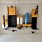 Large Postmodern Wall Unit in Metal and Lacquered Plywood, 1980s 2