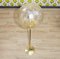 Floor Lamp in Brass, Chrome and Glass, 1970s 4