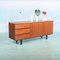 Minimalistisches Mid-Century Sideboard aus Nussholz, 1960er 19