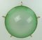 Large Mid-Century No. 70 Ceiling Light in Glass, Aluminium and Bakelite from Erco, 1950s 4
