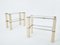 Chrome and Travertine Console Tables by François Catroux, 1973, Set of 2, Image 13