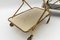 Mid-Century Modern Brass and Glass Serving Carts, 1950s, Set of 2, Image 16