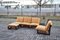 Modular Sofa in Cognac Leather, Germany, 1970s, Set of 5 14