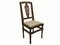 Chaises Antiques en Noyer, Set de 4 1