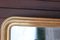 Espejo Louis Philippe grande de madera dorada, Imagen 8