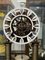 Large Skeleton Clock with Case and Key 4