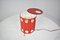 Lampada da tavolo rossa Java attribuita a Mathieu Matégot, Francia, anni '53, Immagine 3