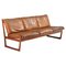 Fd130 Teak Sofa in Cognac Leather Peter Hvidt for France & Søn / France & Daverkosen, Denmark, 1950s 1