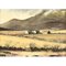 Derek Quann, Small Cottages in the Mournes in Ireland, 1985, Oil Painting, Framed, Image 3