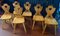 Mountain Chairs in Pine, 1970s, Set of 6 1