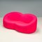 Pumpkin 2-Seater Loveseat Sofa in Red Fabric attributed to Pierre Paulin for Ligne Roset 2