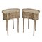 Tables Style Louis XV en Bois, Set de 2 1