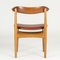 Modern Cowhorn Dining Chairs by Knud Færch for Slagelse Møbelværk, 1950s, Set of 8 6