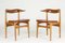 Modern Cowhorn Dining Chairs by Knud Færch for Slagelse Møbelværk, 1950s, Set of 8 3
