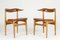 Modern Cowhorn Dining Chairs by Knud Færch for Slagelse Møbelværk, 1950s, Set of 8, Image 3