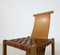 Italienische Mid-Century Modern Stühle aus Holz & Leder, 1950er, 12 . Set 6