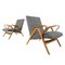 Fauteuils Mid-Century Modernes, 1950s, Set de 2 1