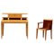 Writing Desk with Chair by Chi Wing Lo for Giorgetti, 1990s, Set of 2 1