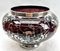 Bohemian Silver Edging Hand-Crafted Glass Punch Bowl with Lid, 1900s 4