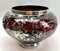 Bohemian Silver Edging Hand-Crafted Glass Punch Bowl with Lid, 1900s, Image 10