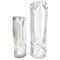 Vintage Vases in Clear and Frosted Art Glass from Peill & Putzler, 1971, Set of 2 1