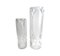 Vintage Vases in Clear and Frosted Art Glass from Peill & Putzler, 1971, Set of 2 3