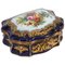 Antique French Sevres Cobalt Blue Porcelain Casket, Image 1