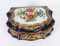 Antique French Sevres Cobalt Blue Porcelain Casket, Image 2