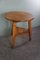 Antique English Pinewood Cricket Table, Image 3