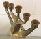 Vintage Brutalist Brass Candleholder from Horst Dalbeck, Image 5