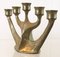 Vintage Brutalist Brass Candleholder from Horst Dalbeck 3