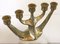 Vintage Brutalist Brass Candleholder from Horst Dalbeck 6