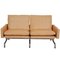 PK-31 2-Seater Sofa in Natural Leather by Poul Kjærholm, 1970s 1