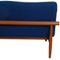 Japan 3-Seater Sofa in Blue Fabric by Finn Juhl, 1960s 13