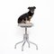 Industrial Height Adjustable Factory Stool from Leabank Chairs Ltd., 1950s, Image 3