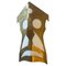Modern Brass and White Acrylic Glass Tribal Mask Wall Light, 1980s, Image 11