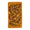 Space Age Orange Fern Rug, 1970s 1