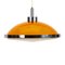 Space Age Orange Ufo Pendant Lamp, 1970s, Image 1
