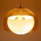 Orange and White Ball Pendant Lamp, 1970s 5