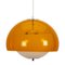 Orange and White Ball Pendant Lamp, 1970s, Image 1