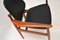 Fauteuil Vintage en Teck et Cuir par Arne Vodder, Danemark, 1960 8