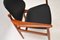 Vintage Danish Teak and Leather Armchair by Arne Vodder, 1960 8