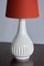 Lampada da tavolo moderna in ceramica di Anna-Lisa Thomson per Upsala Ekeby, Svezia, anni '40, Immagine 4